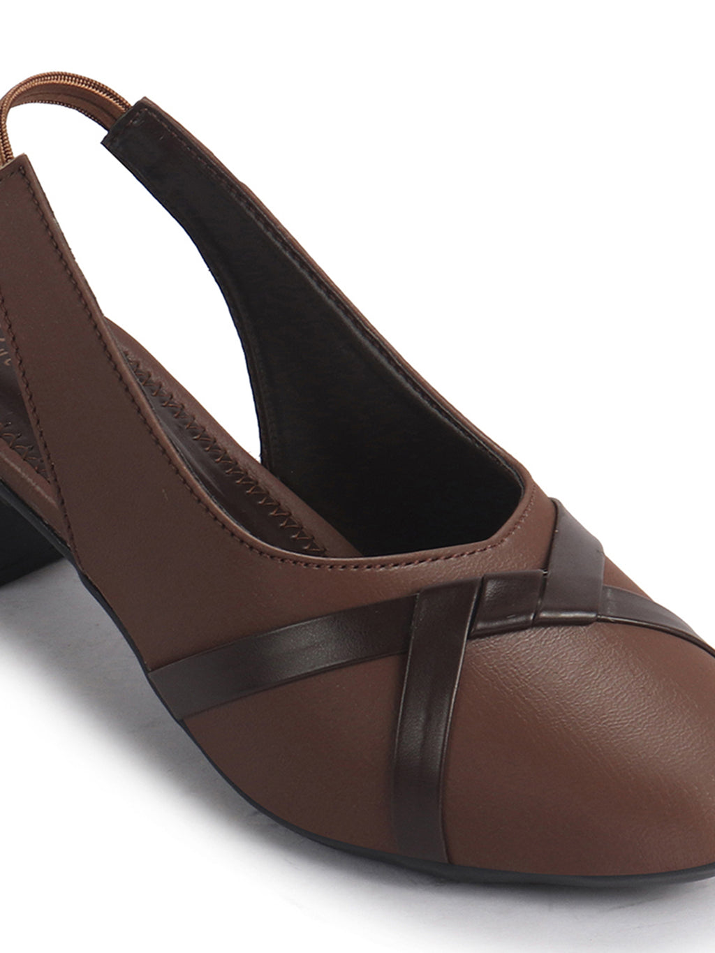 elegant round toe daily wear pumps