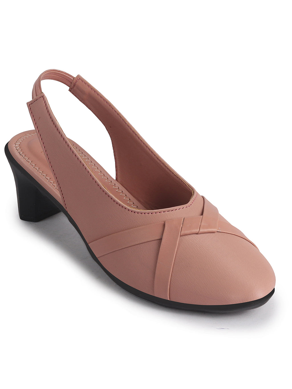 classic dark red slip on dress pumps