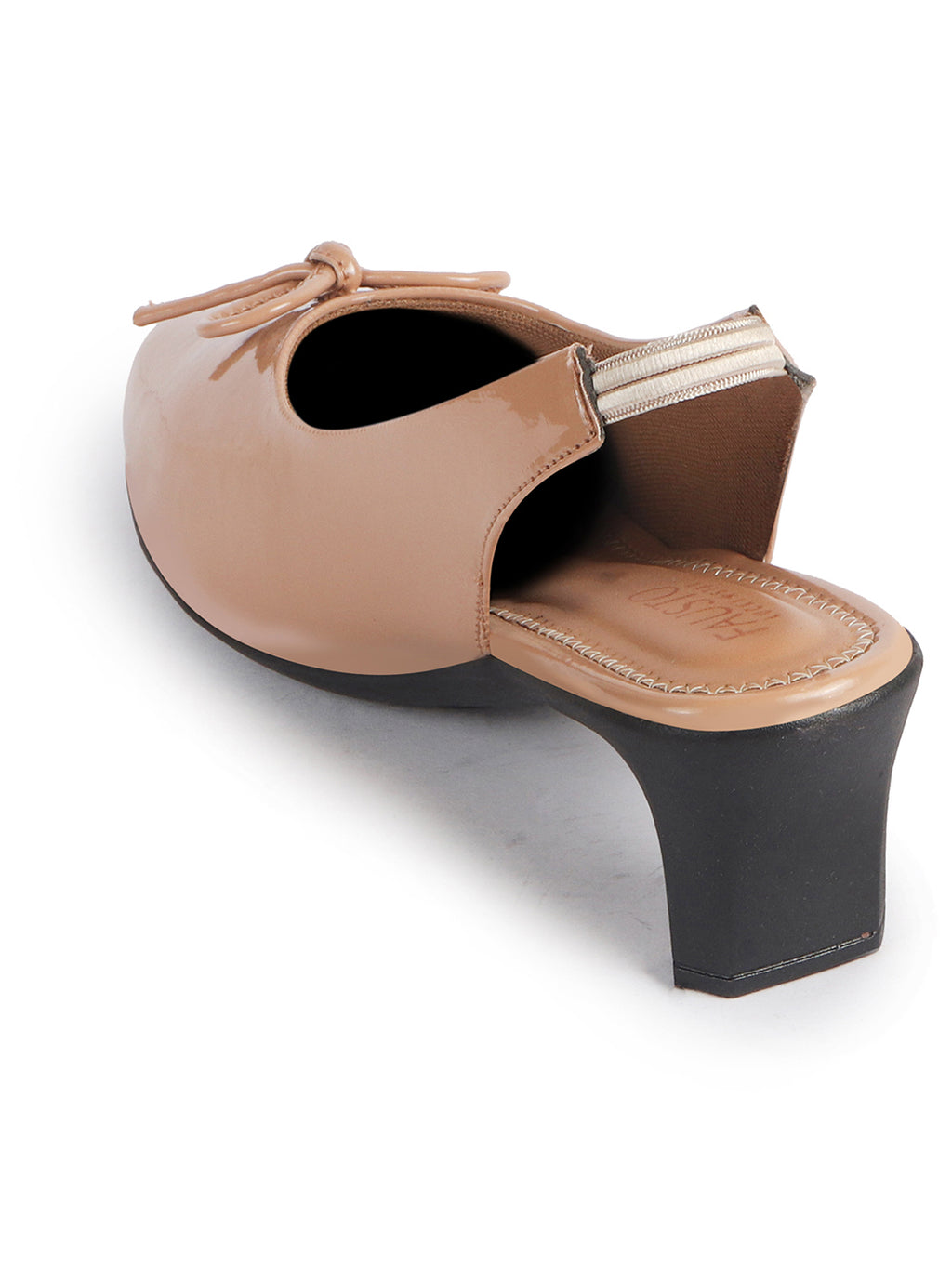 cushioned sole office wear heels red