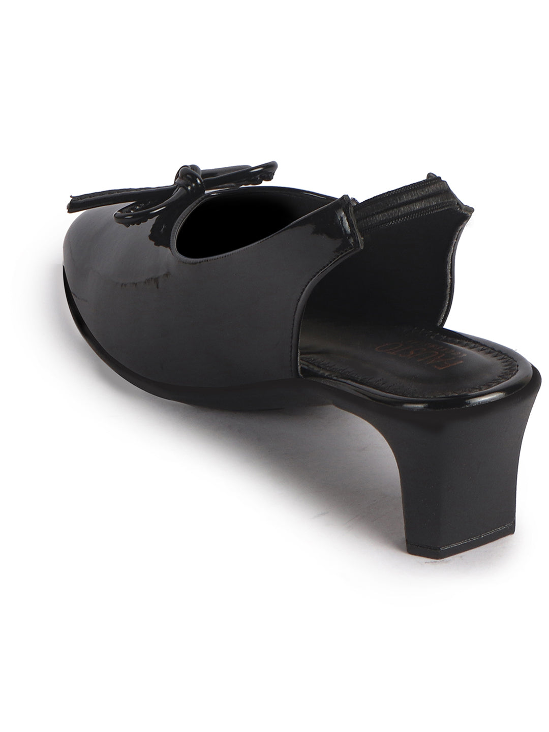 slip on chunky heel shoes