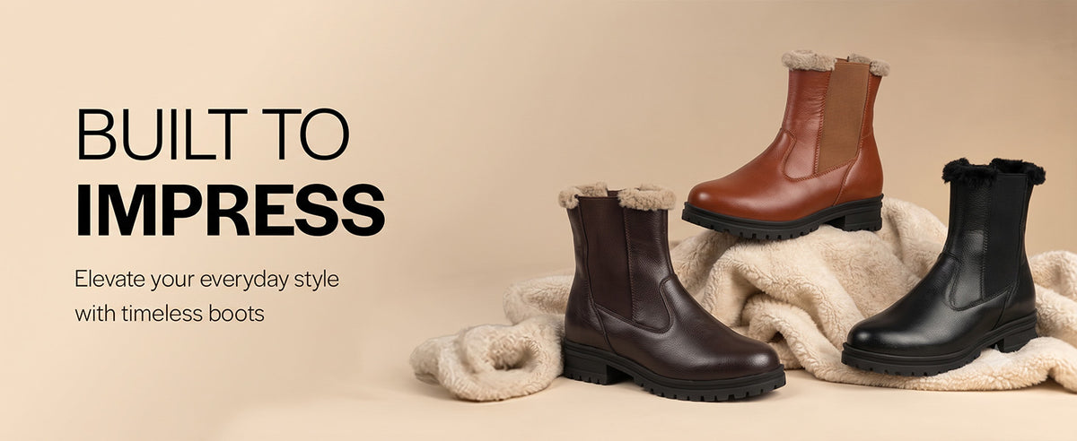 Women High Ankle Slip On Combat Boot Socks Collar Broad Feet Chelsea Trekking Hiking Furr Boots