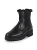 Women High Ankle Slip On Combat Boot Socks Collar Broad Feet Chelsea Trekking Hiking Furr Boots