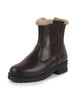 Women High Ankle Slip On Combat Boot Socks Collar Broad Feet Chelsea Trekking Hiking Furr Boots