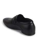 Men Black Formal Office Wear Slip On Shoe with Cushioned Insole|Pointed Toe Classic Loafer for Wedding, Party, Business Meetings with Comfort