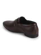 Men Brown Formal Office Wear Slip On Shoe with Cushioned Insole|Pointed Toe Classic Loafer for Wedding, Party, Business Meetings with Comfort