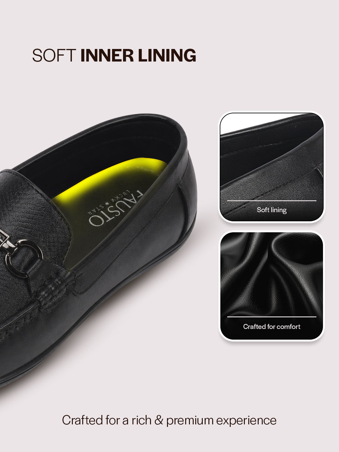 men dark leather loafers