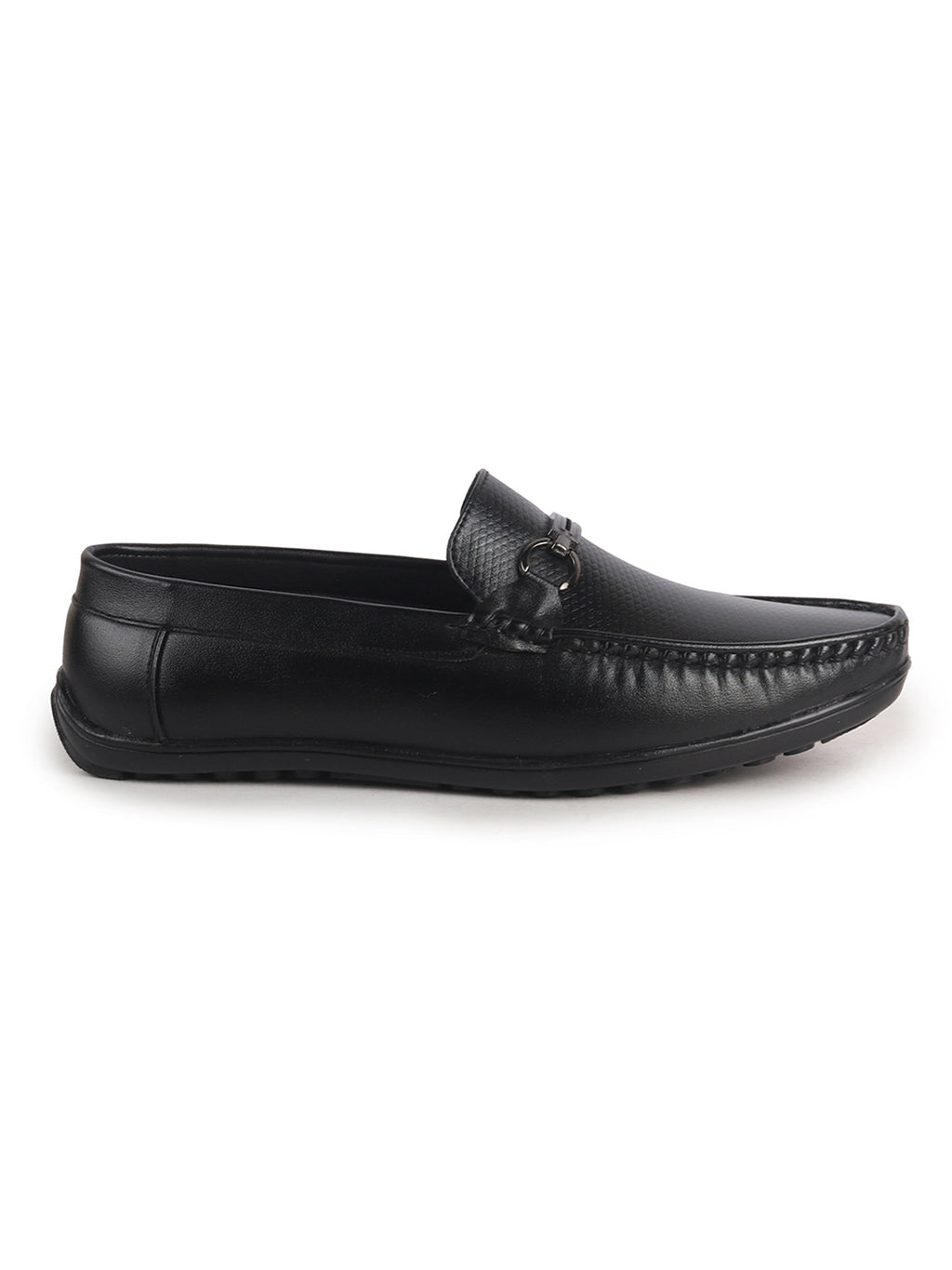 dark leather slip ons men