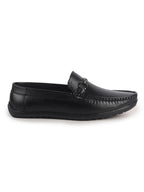 dark leather slip ons men
