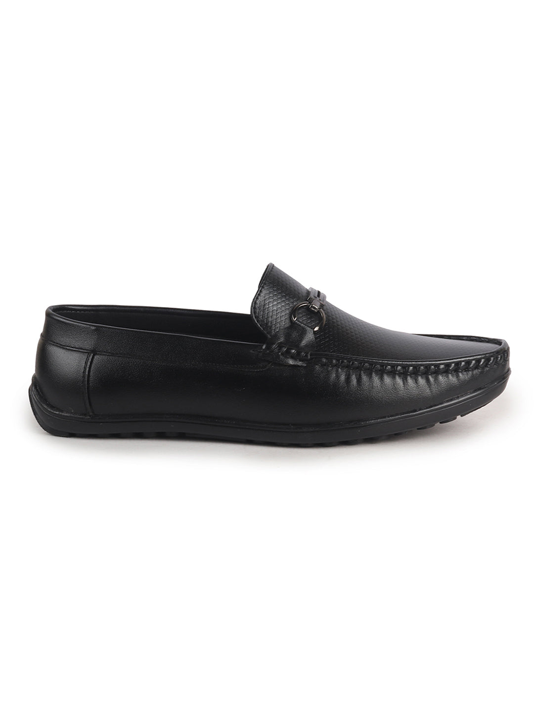 dark leather slip ons men