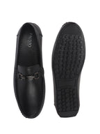 dark leather slip ons men