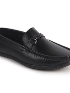 dark leather slip ons men