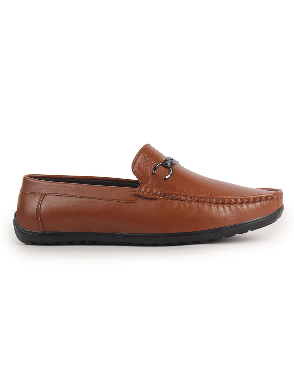 dark leather slip ons men