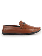 dark leather slip ons men