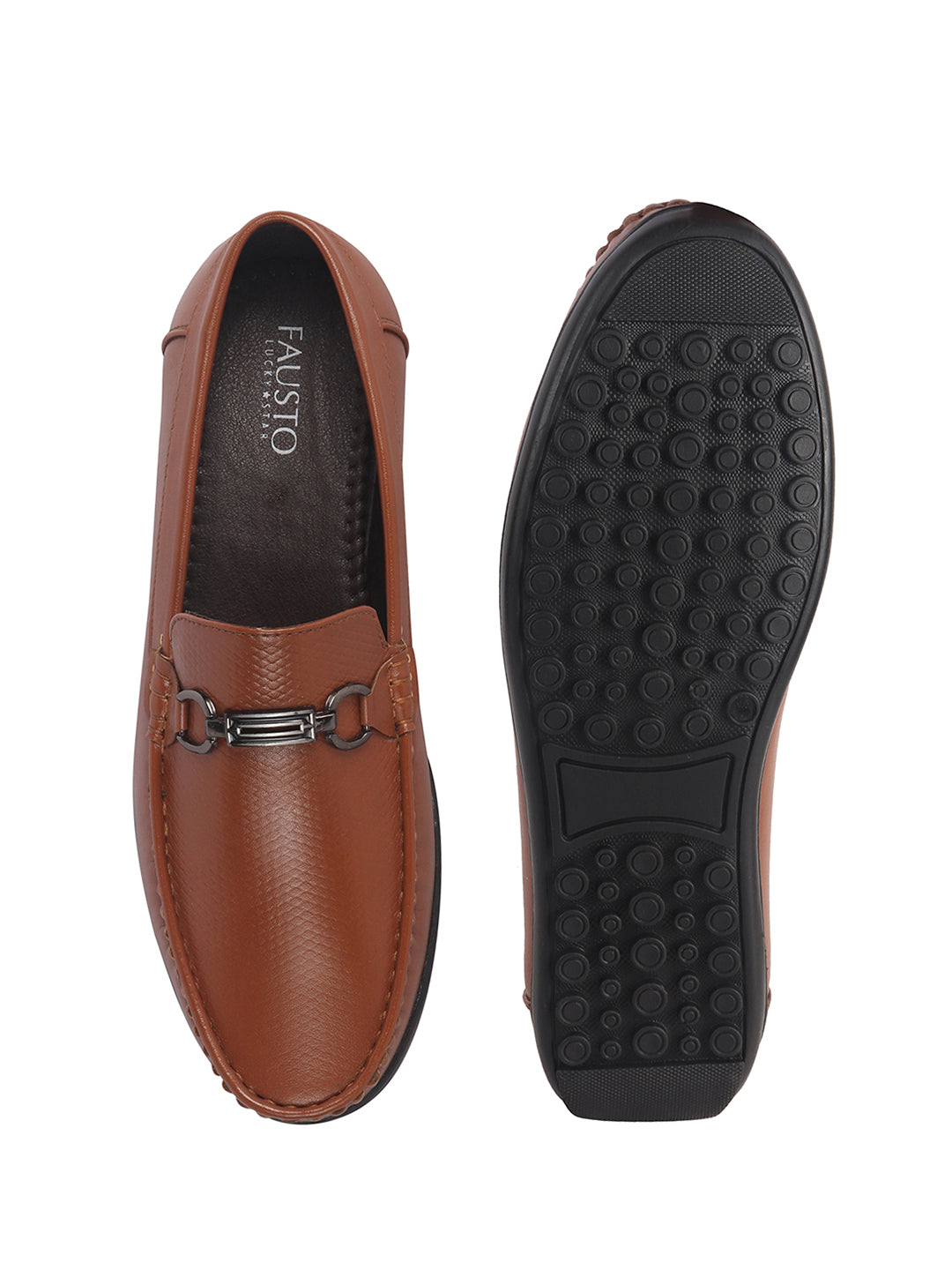 dark leather slip ons men