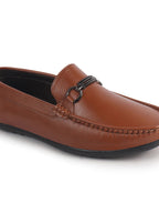 dark leather slip ons men