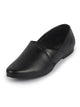 Men Black Ethnic Wedding Traditional Textured Slip On Juttis and Mojaris | Lightweight Cushioned Insole, Anti-Skid Sole | Perfect Shoe for Kurta Pyjama Outfits, Sherwani