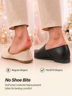 Men Black Ethnic Wedding Traditional Textured Slip On Juttis and Mojaris | Lightweight Cushioned Insole, Anti-Skid Sole | Perfect Shoe for Kurta Pyjama Outfits, Sherwani