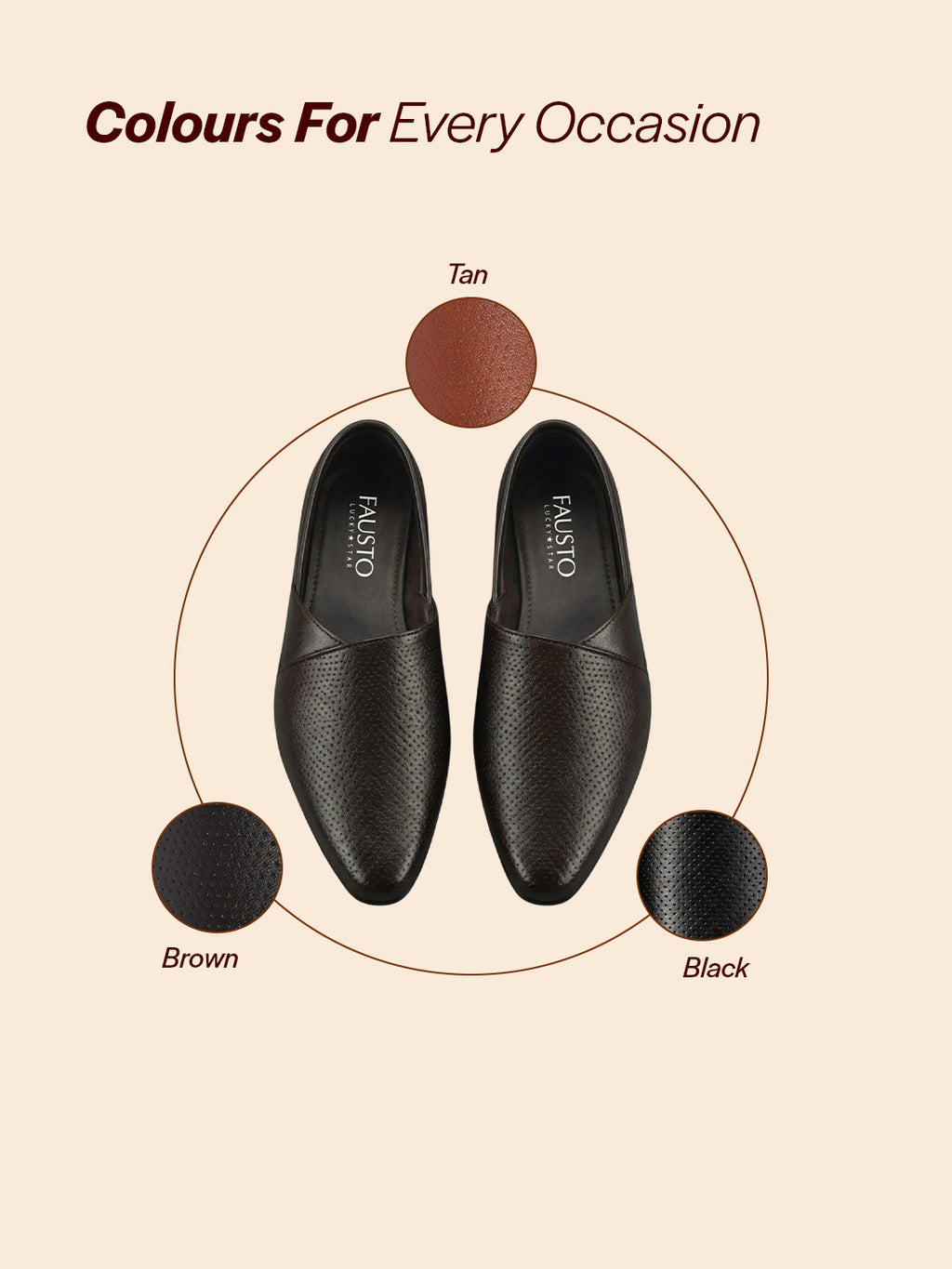 Men Brown Ethnic Wedding Traditional Textured Slip On Juttis and Mojaris | Lightweight Cushioned Insole, Anti-Skid Sole | Perfect Shoe for Kurta Pyjama Outfits, Sherwani