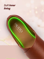Men Tan Ethnic Wedding Traditional Textured Slip On Juttis and Mojaris | Lightweight Cushioned Insole, Anti-Skid Sole | Perfect Shoe for Kurta Pyjama Outfits, Sherwani