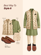 Men Tan Ethnic Wedding Traditional Textured Slip On Juttis and Mojaris | Lightweight Cushioned Insole, Anti-Skid Sole | Perfect Shoe for Kurta Pyjama Outfits, Sherwani