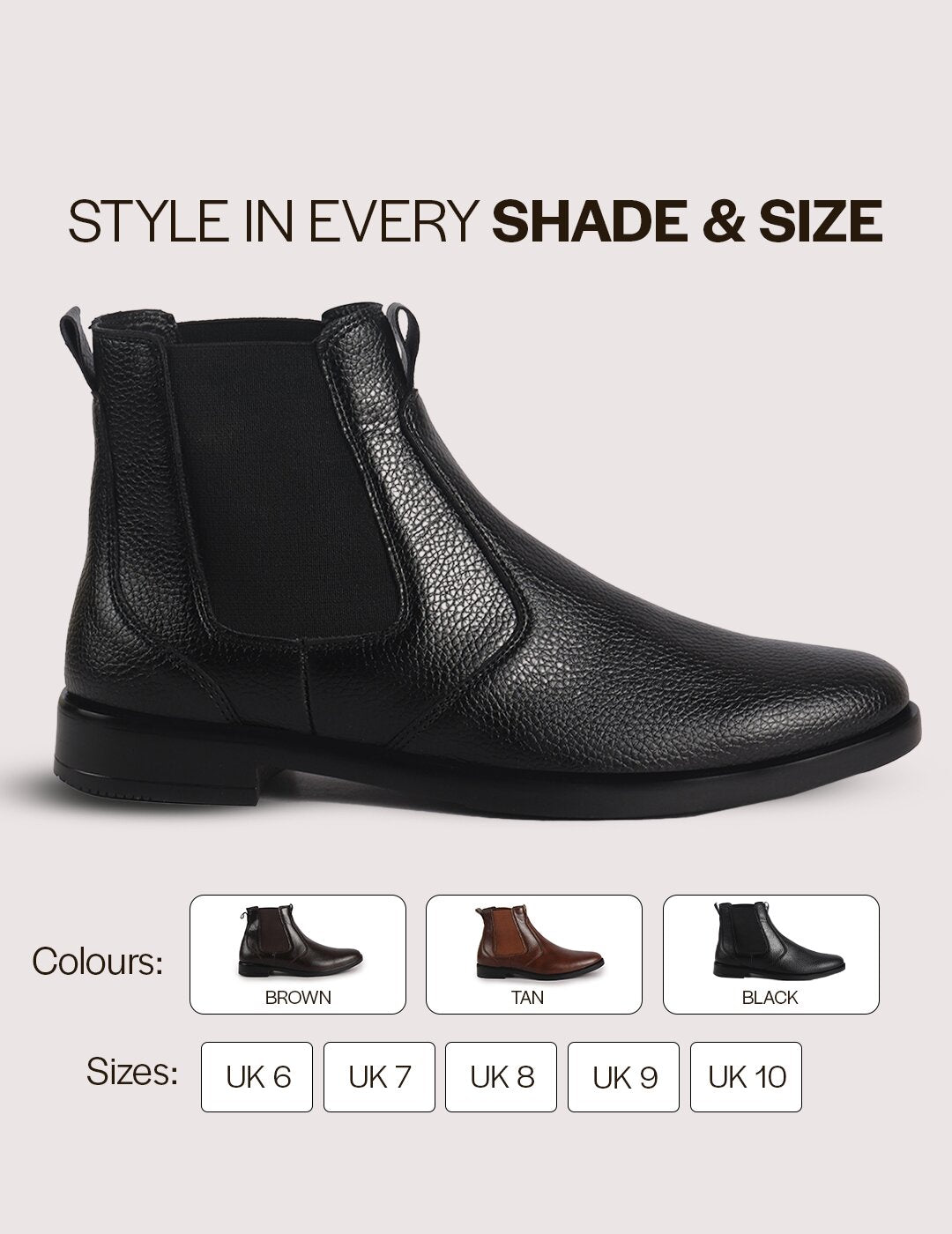 formal outfit boot