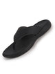 Men Black Soft EVA Sole Fabric T-Strap Beach Slippers|Waterproof Ultra Light Shock Absorbing Insole Thong Slipper for Rainy Season