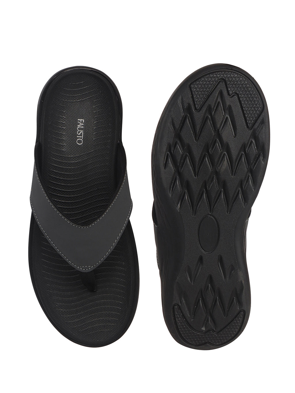 men t-strap slippers