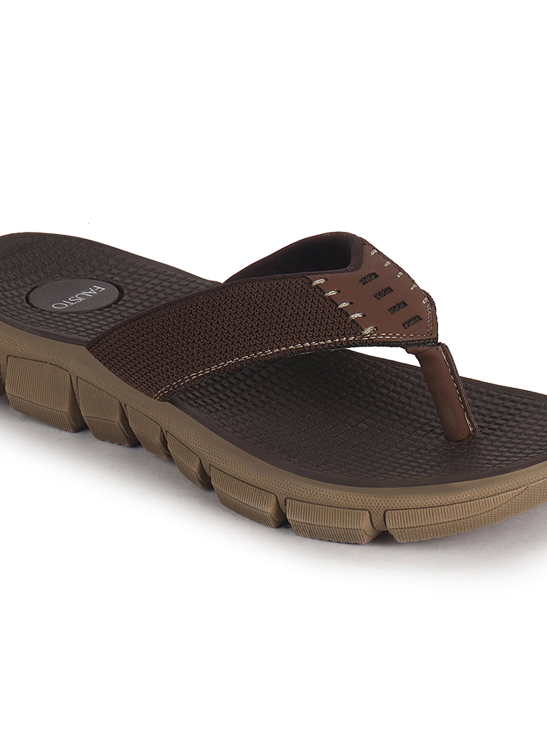 men t-strap slippers