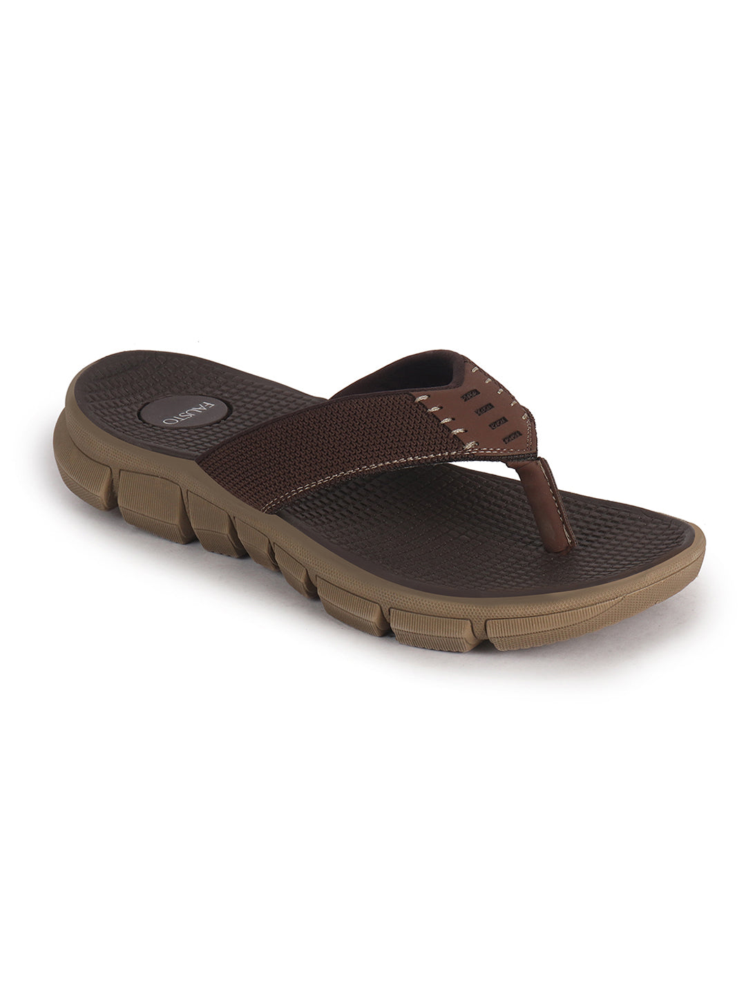 men t-strap slippers