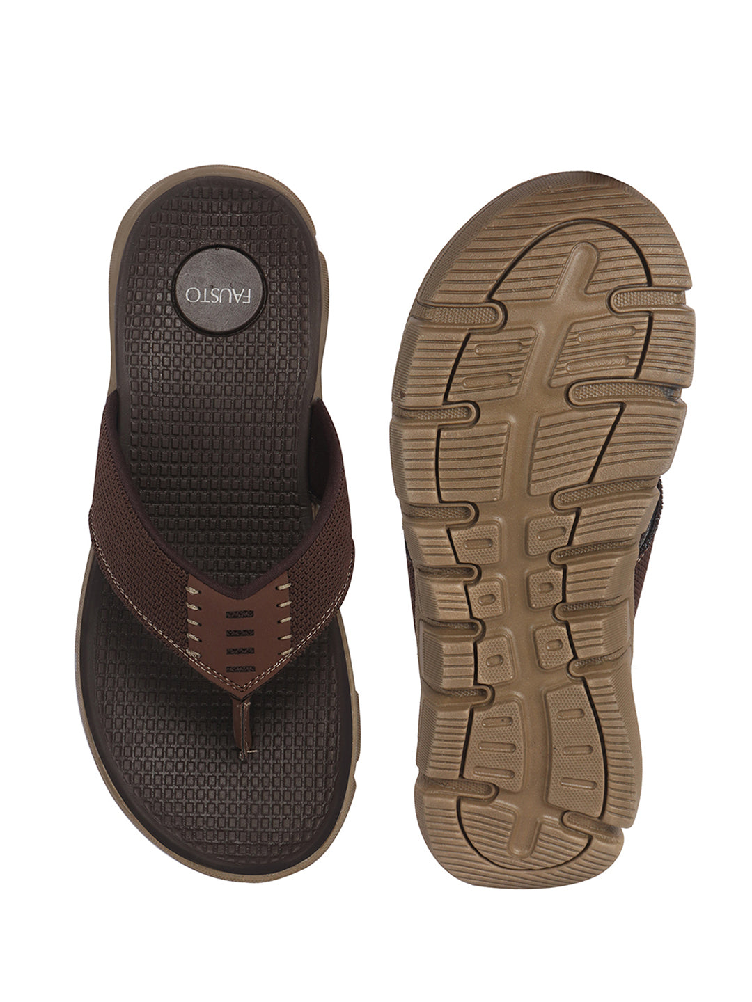 men t-strap slippers