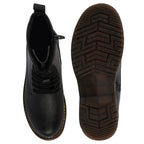 Shop Women Black Classic High Ankle 8-Eye Lace Up Casual Long Boots For Travelling|Trekking Online.
