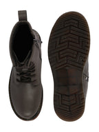 Shop Women Grey Classic High Ankle 8-Eye Lace Up Casual Long Boots For Travelling|Trekking Online.