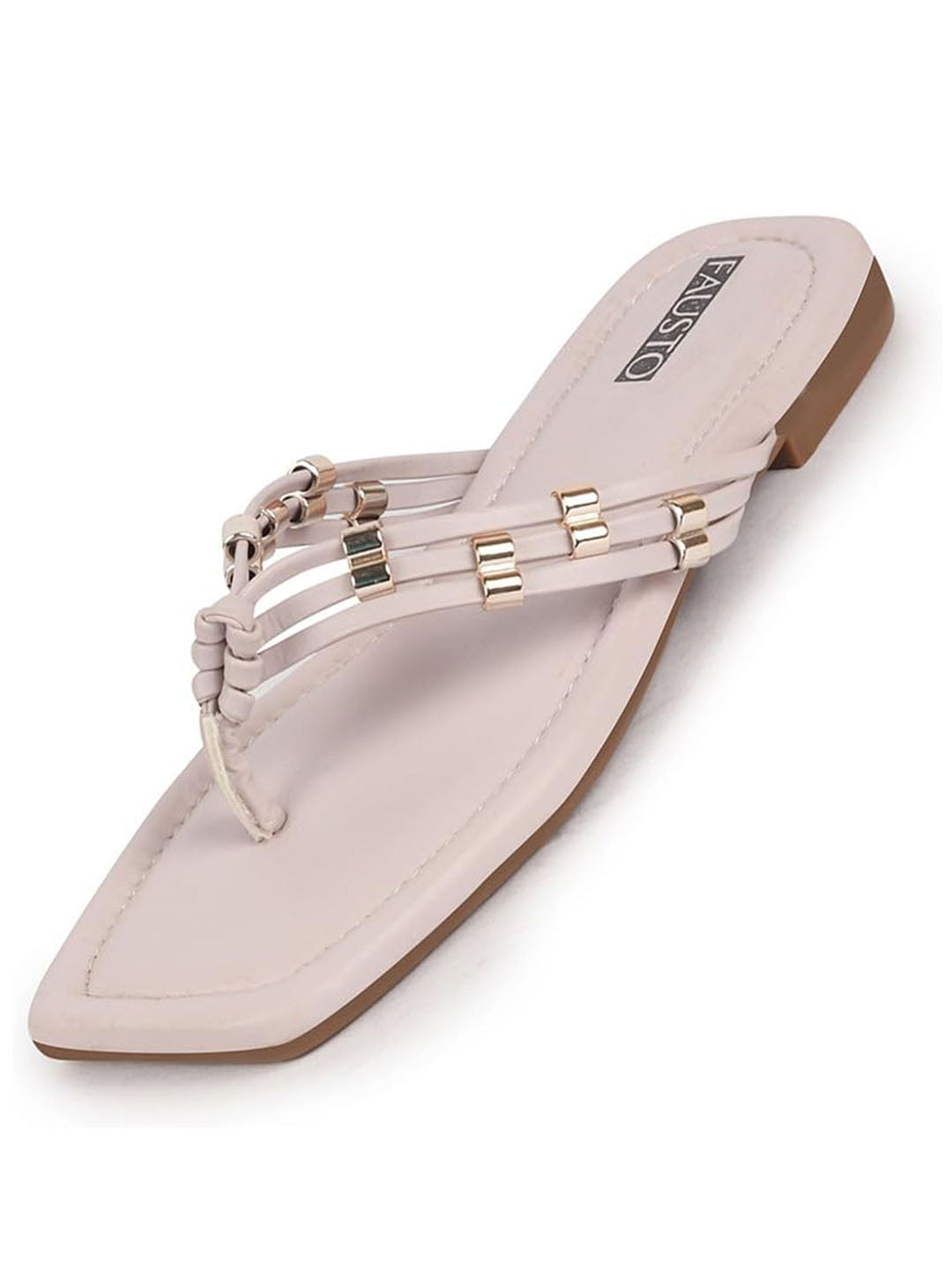 Shop Women Lavender Party Wedding T-Strap Thong Slip On Flats Slippers Online.