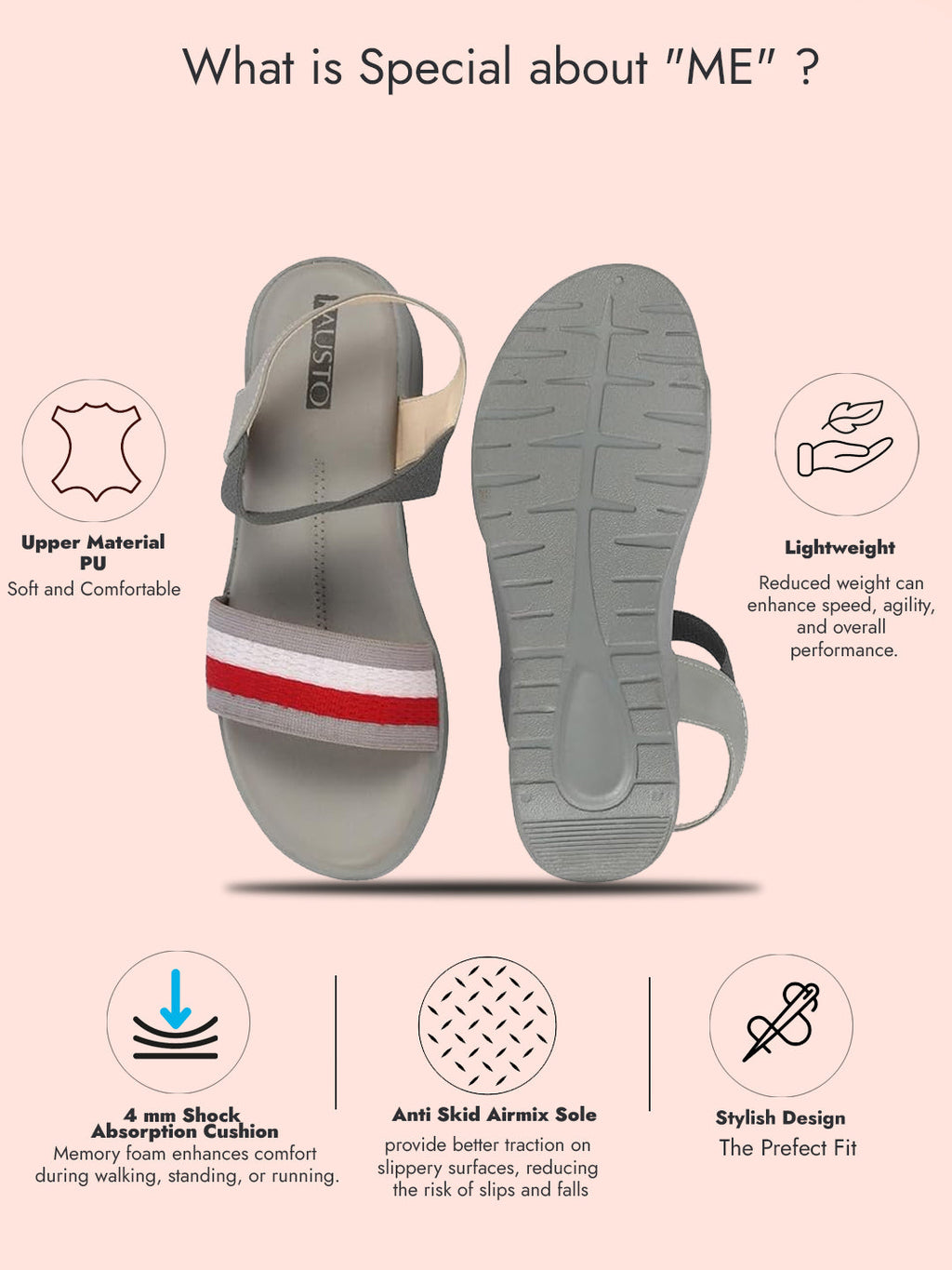 Shop Women Grey Open Toe Multi Color Strap Platform Woven Design Slip On Sandals Online.