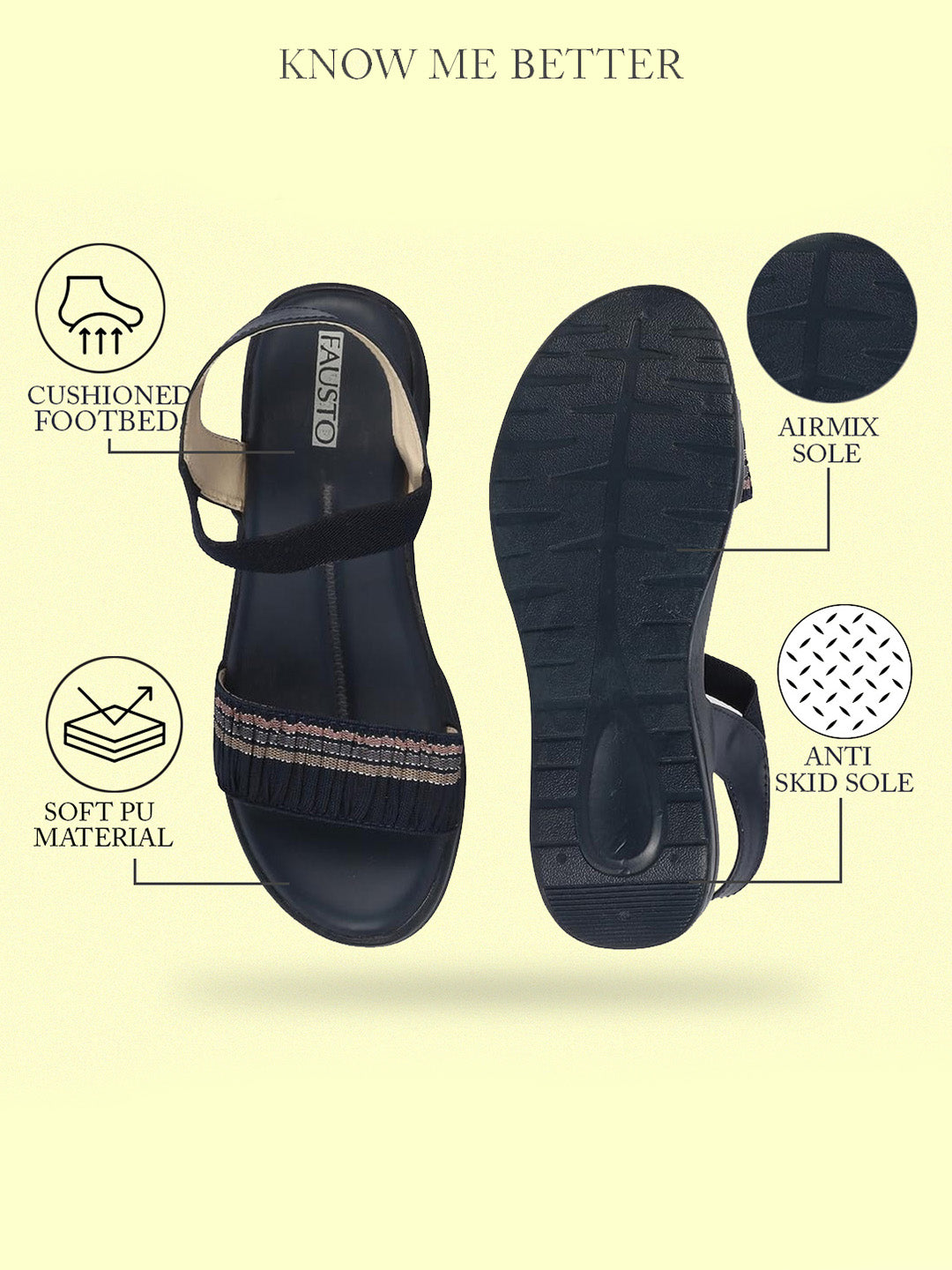 Shop Women Blue Open Toe Multi Color Strap Platform Woven Design Slip On Sandals Online.