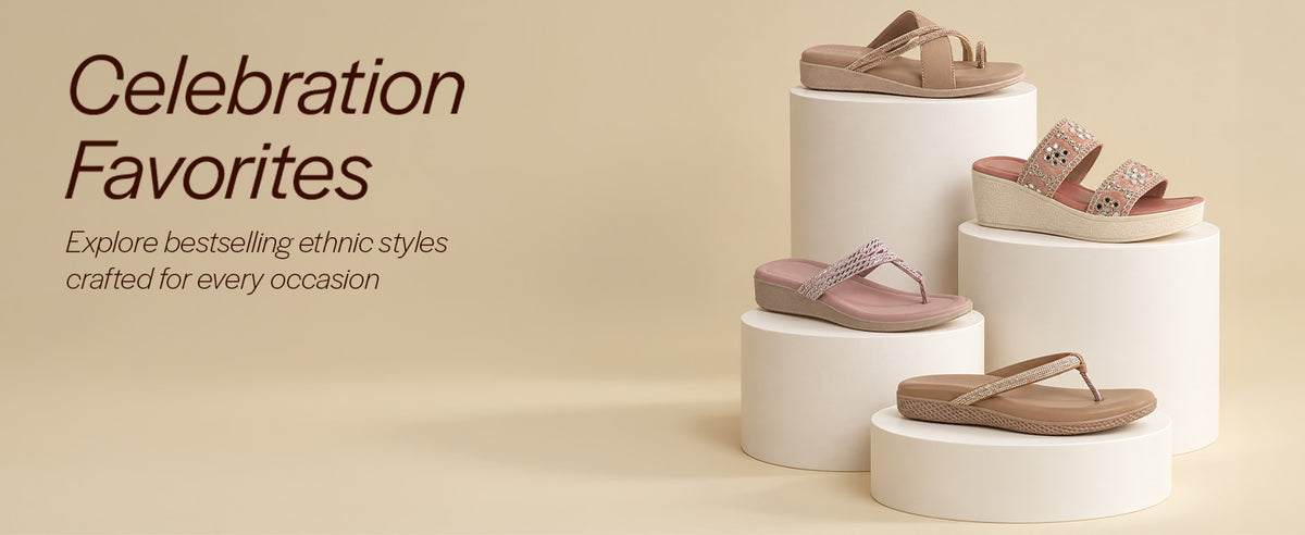 Women Pink Embellished Strap Toe Ring Ethnic Party Slip-On Flat Sandals|Festive Wedding Leaf Pearl Beads Strap Slippers for Traditional Outfits