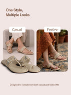 embellished party sandals