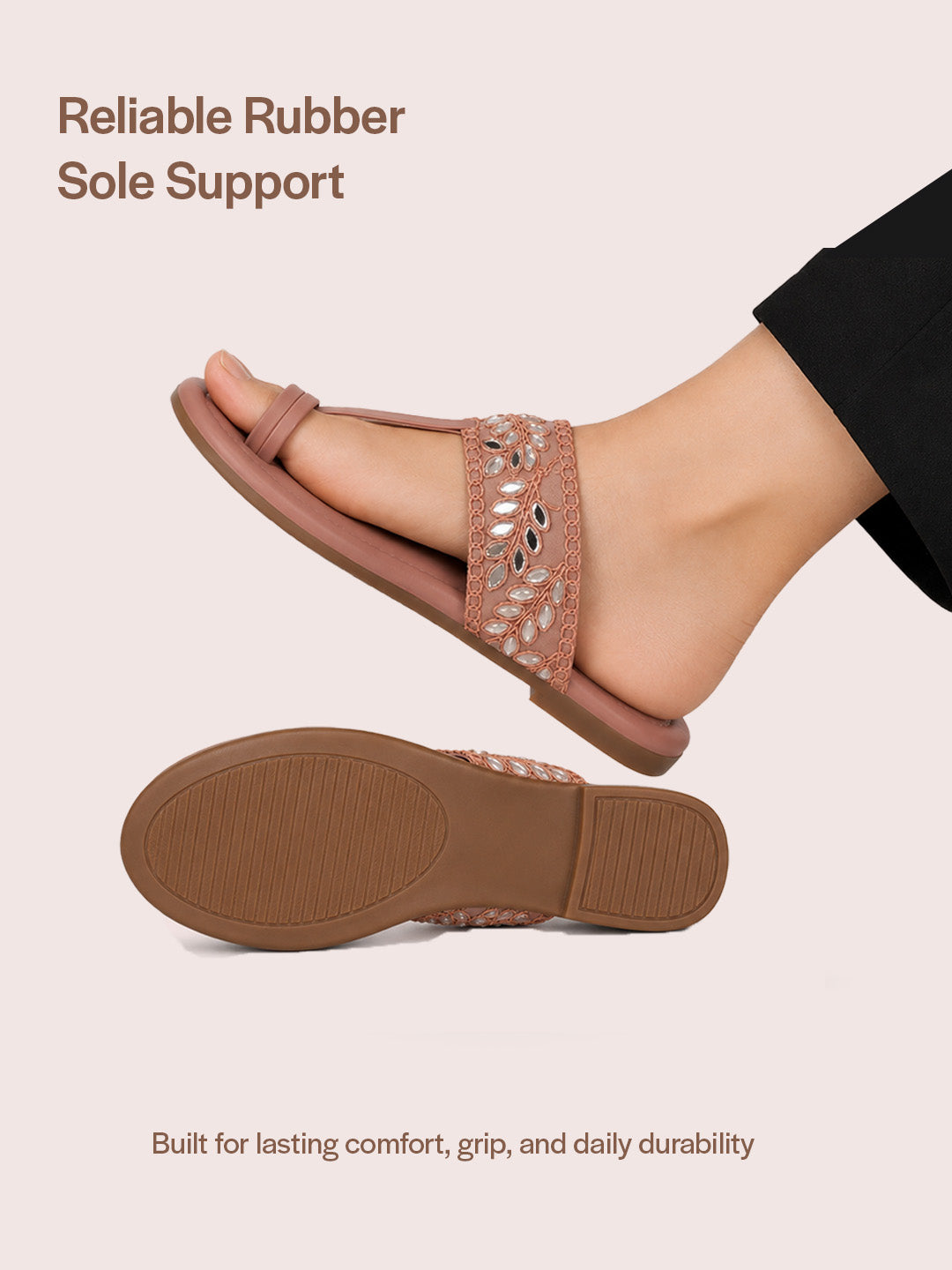 open toe ethnic sandals women