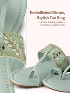 gold ethnic sandals