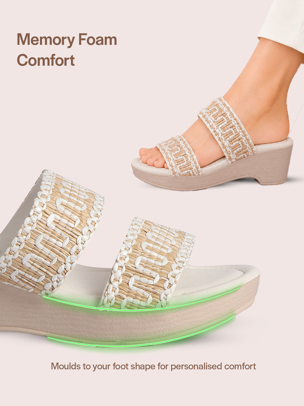 crystal stone slippers