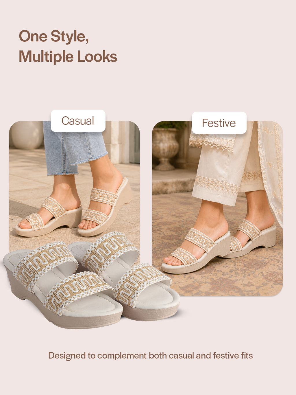 crystal stone slippers