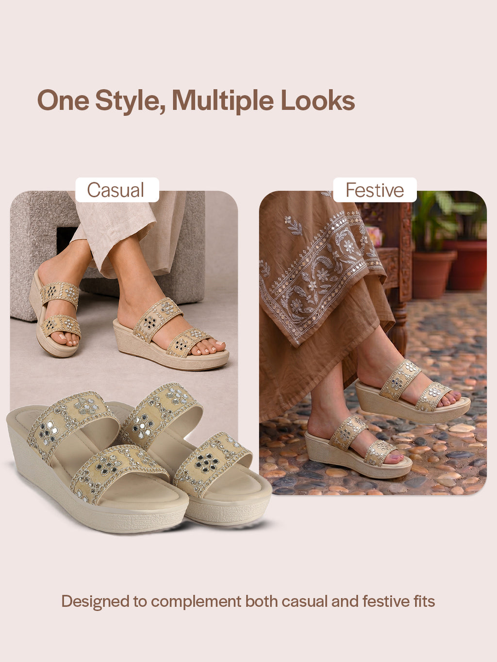 open toe ethnic sandals women