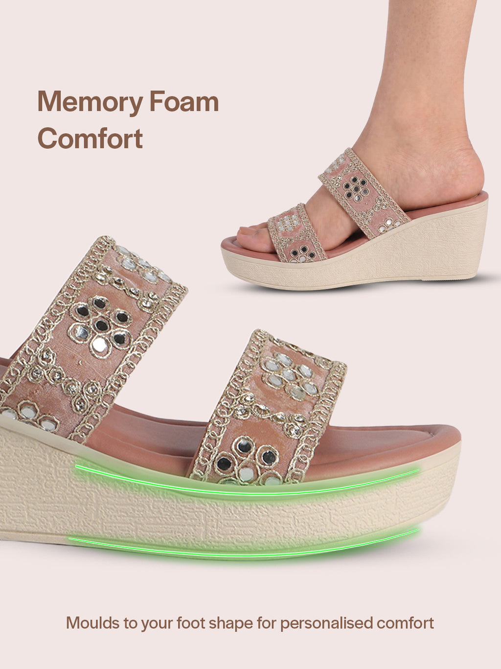 black ethnic party sandals