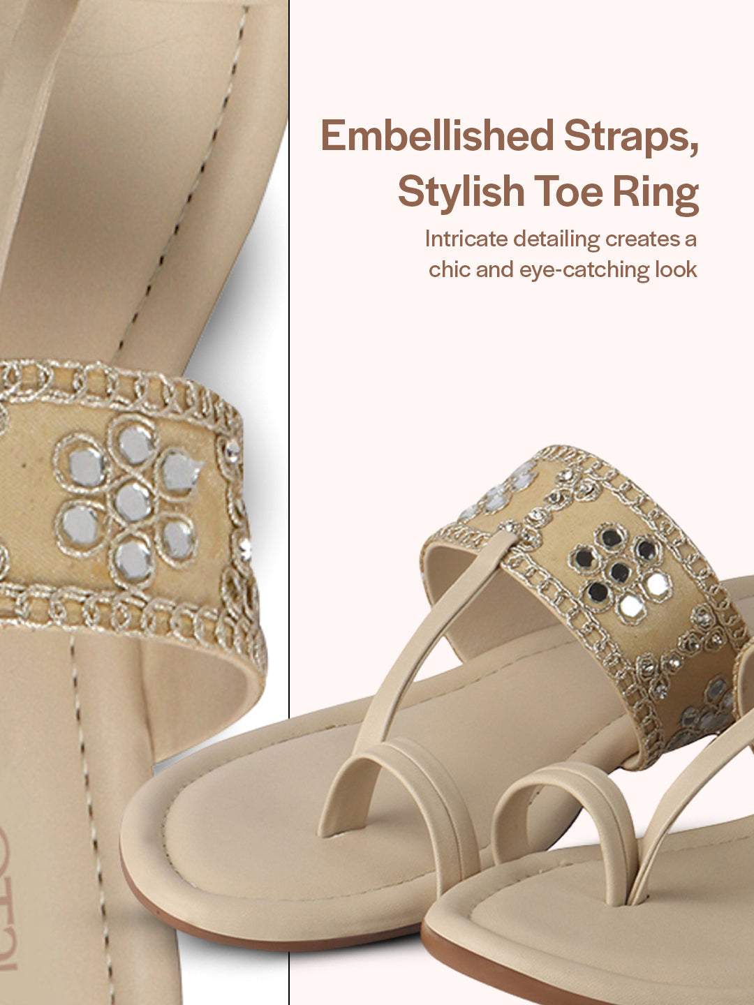 flat ethnic slippers women