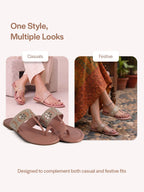 rhinestone strap sandals