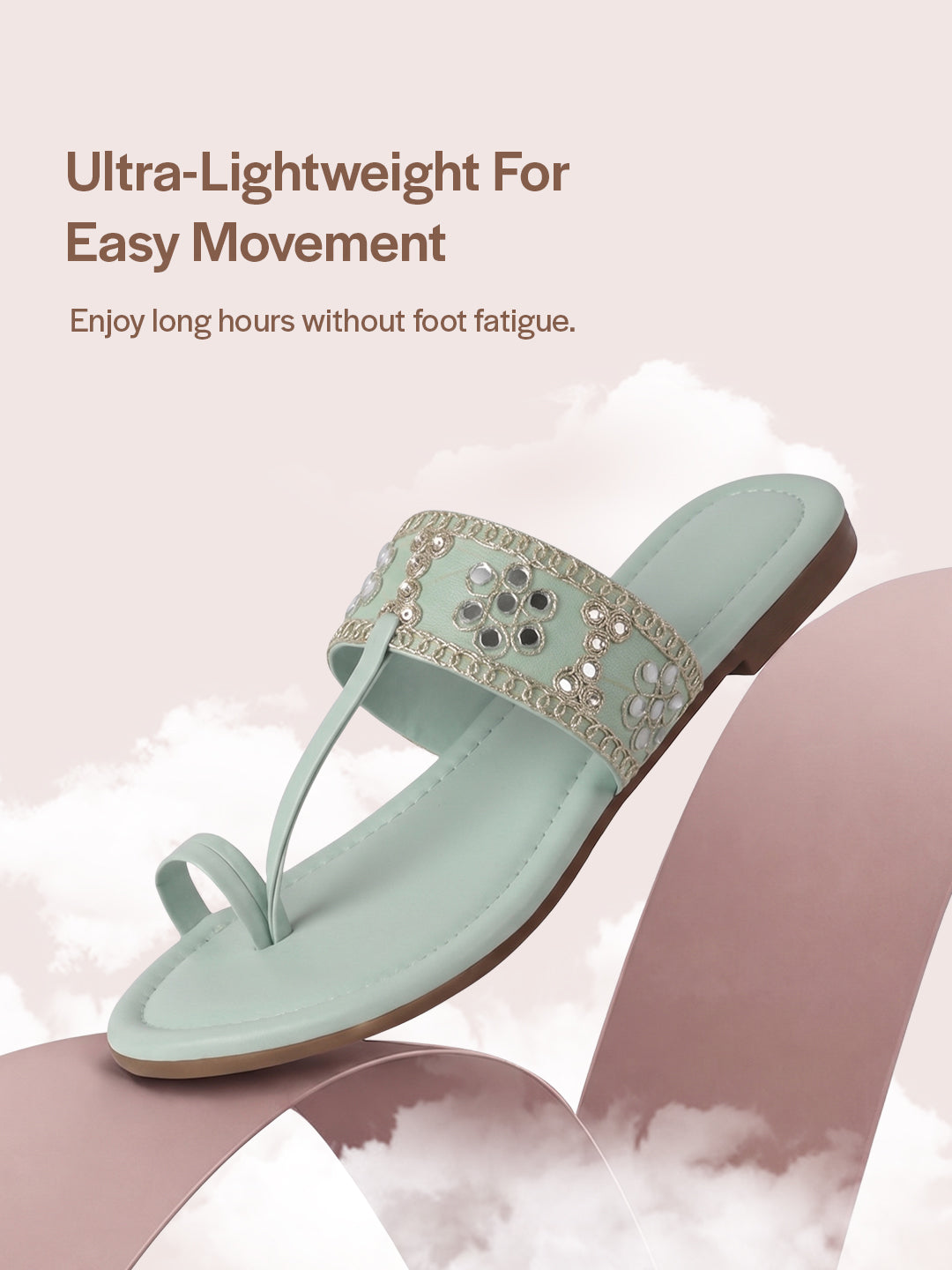 toe ring wedding slipper