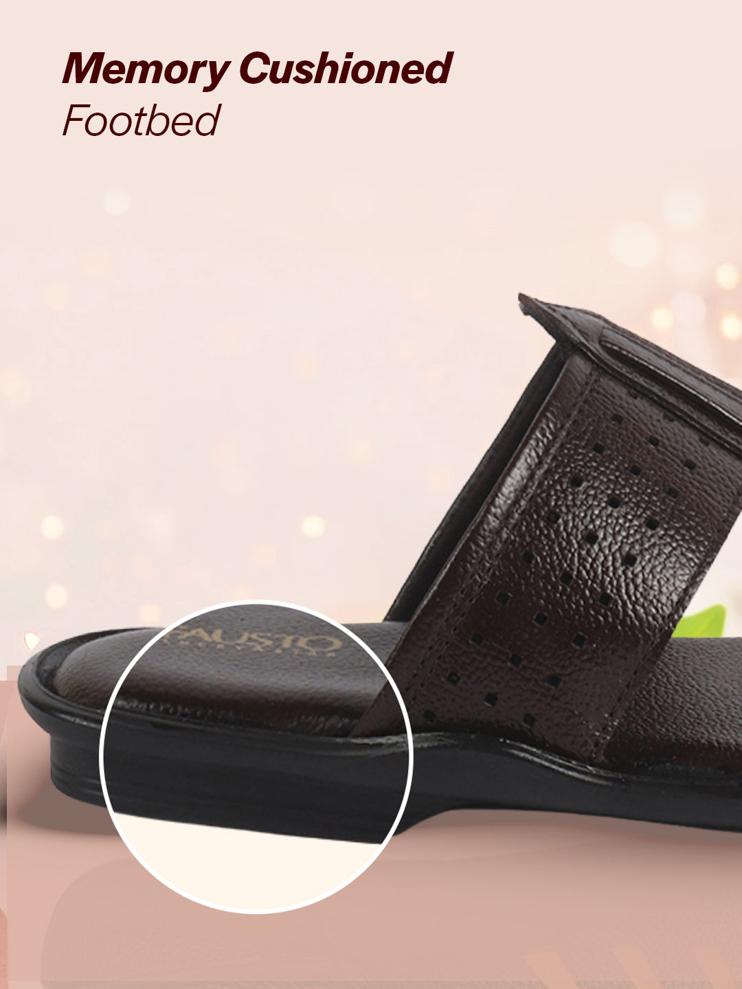 artisan stitched party slippers