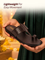 artisan stitched party slippers