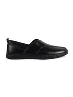 Men Black Cut Leather Side Stitched Ethnic Criss Cross Juttis and Mojaris for Wedding|Flexible Rubber Sole|Slip On Shoe for Pathani Festive Kurta, Party