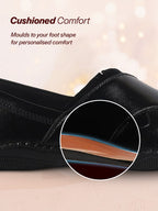 Men Black Cut Leather Side Stitched Ethnic Criss Cross Juttis and Mojaris for Wedding|Flexible Rubber Sole|Slip On Shoe for Pathani Festive Kurta, Party